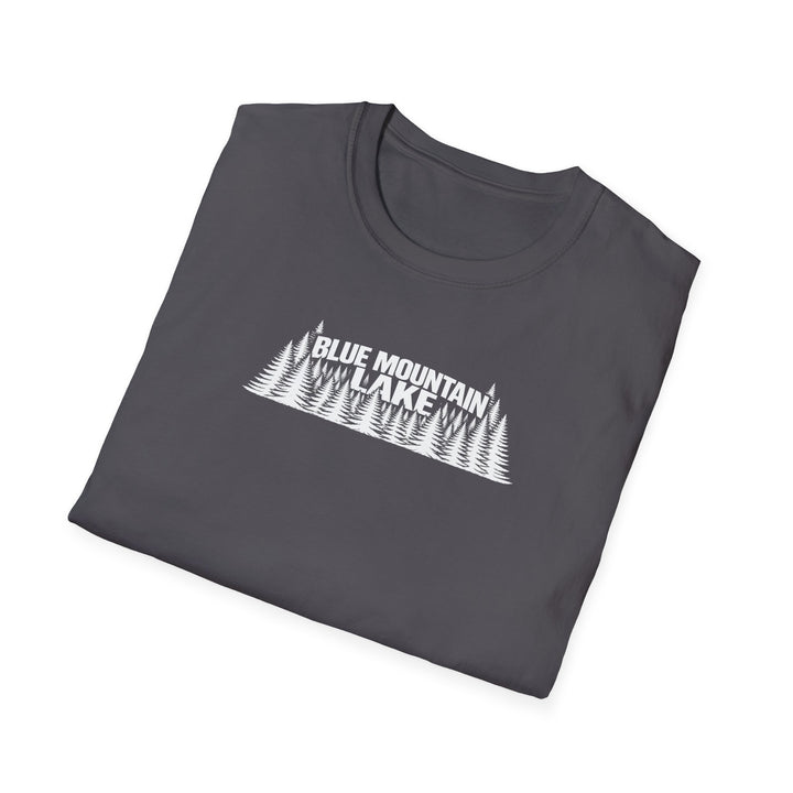 Blue Mountain Lake Trees Unisex T-Shirt
