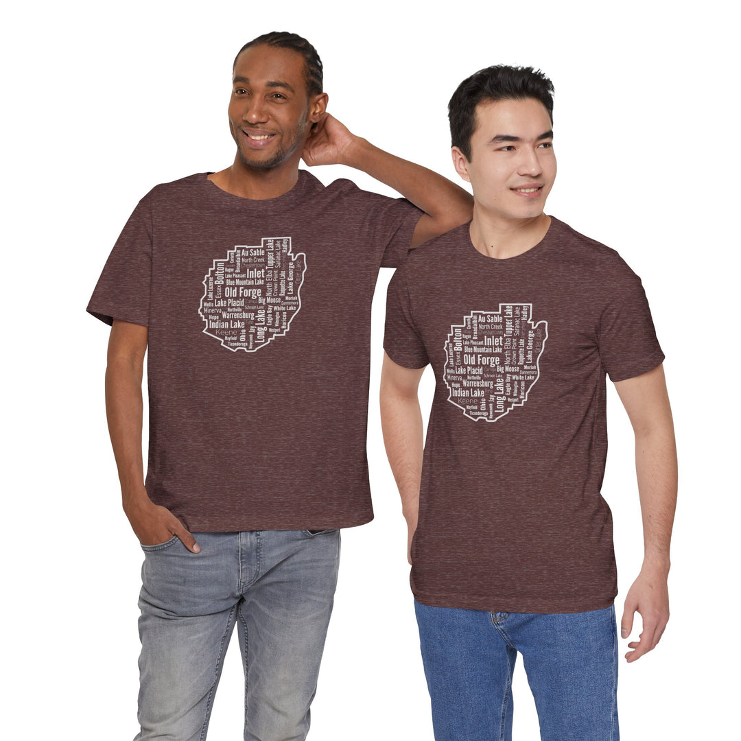 Adirondack Towns Unisex T-Shirt