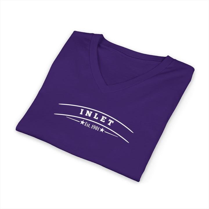 Inlet Unisex V-Neck T-Shirt - My Happy Place
