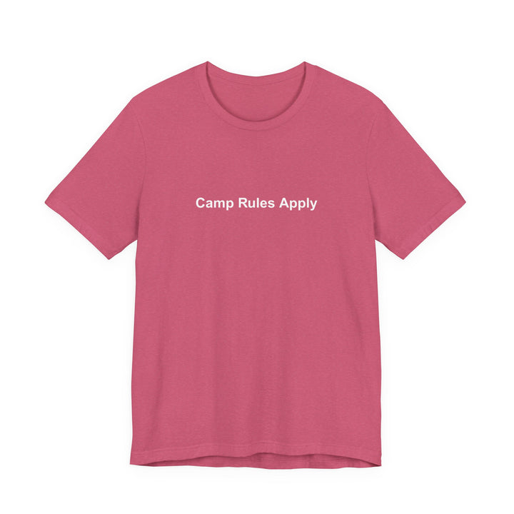 Camp Rules Apply T‑Shirt