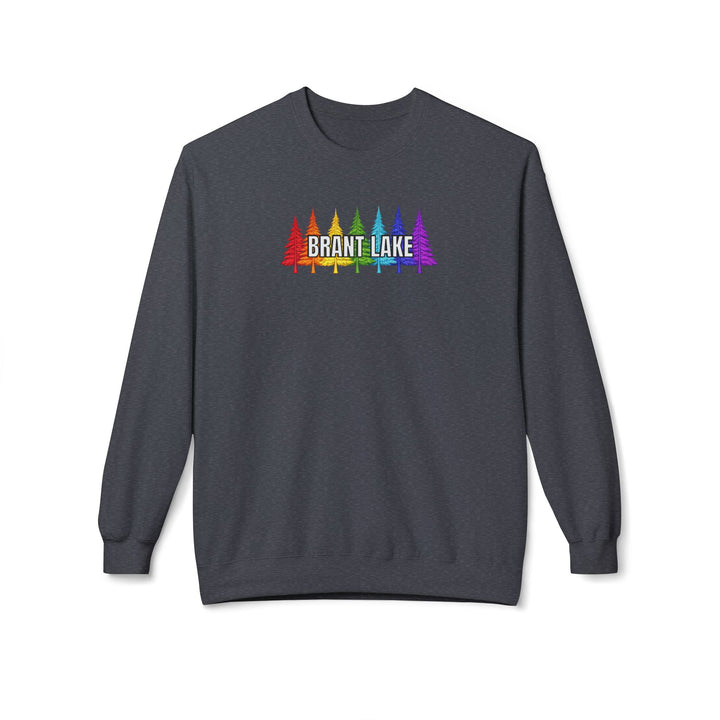 Brant Lake Sweatshirt - Rainbow Trees