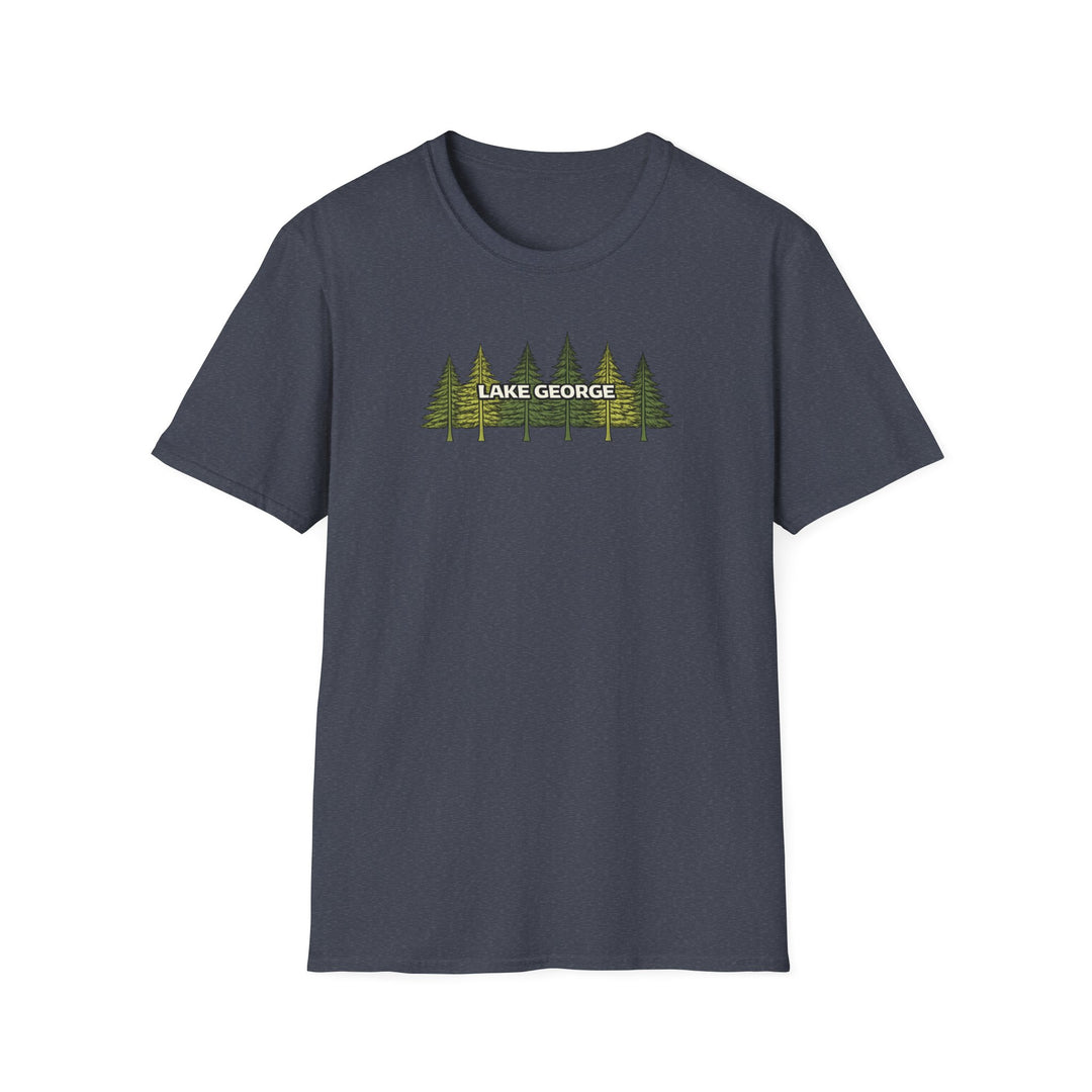 Lake George Unisex T-Shirt - Green Trees