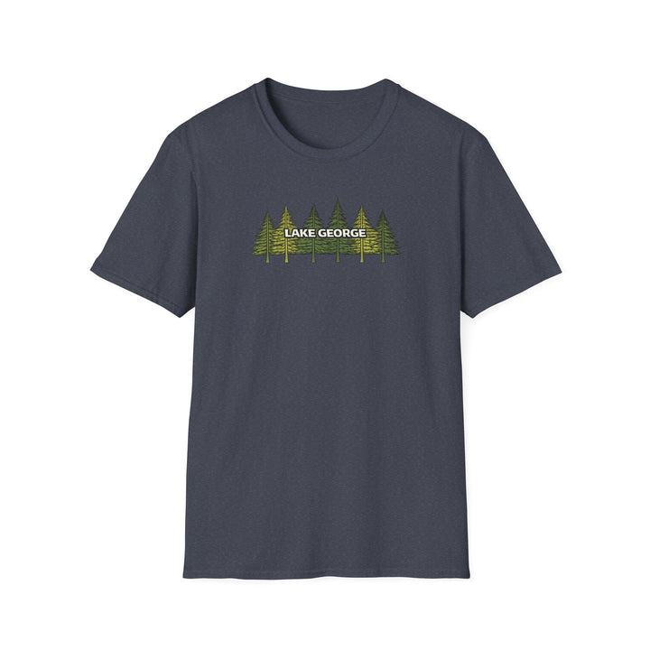 Lake George Unisex T-Shirt - Green Trees