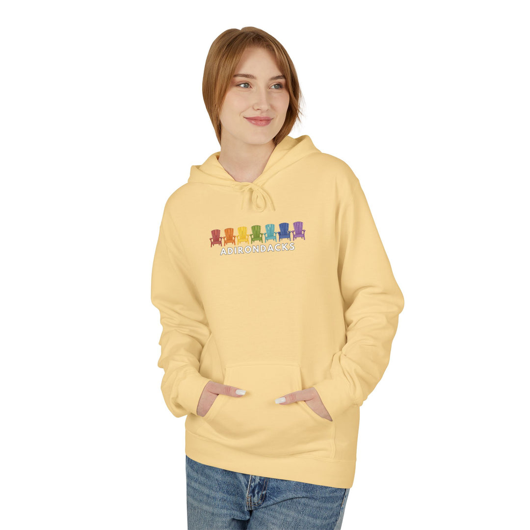 Adirondacks Rainbow Chairs Hoodie