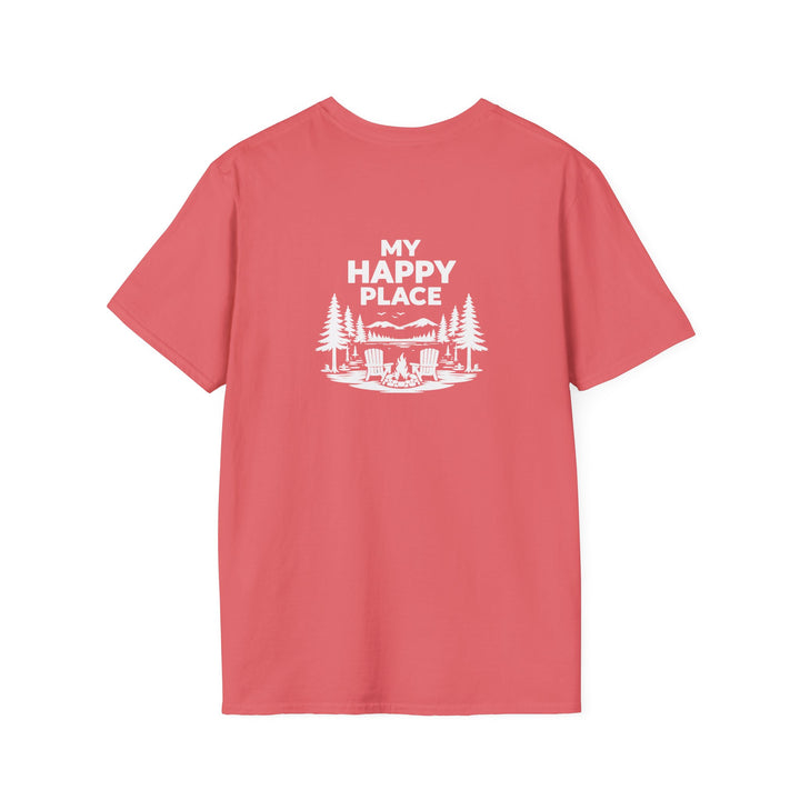 Blue Mountain Lake My Happy Place Unisex T-Shirt