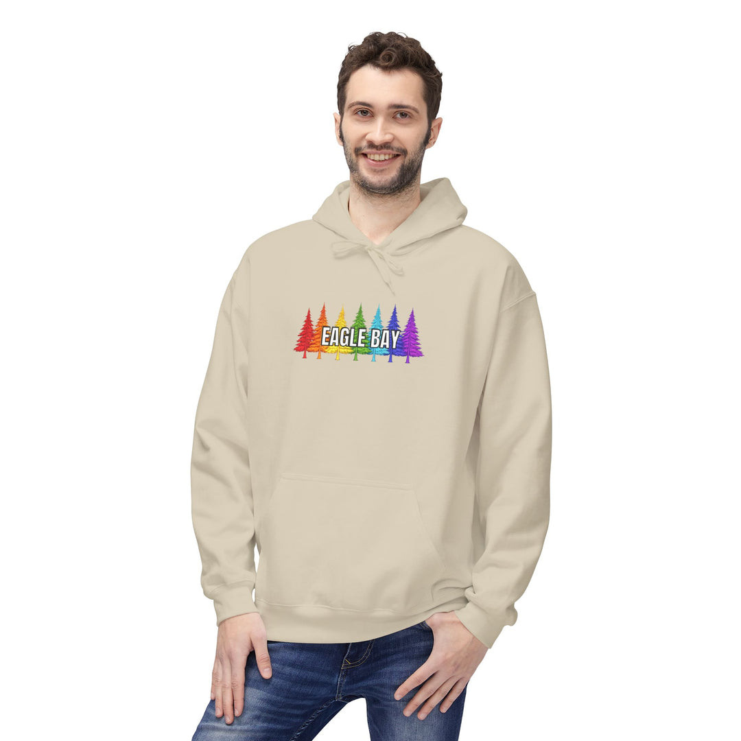 Eagle Bay Hoodie - Rainbow Trees