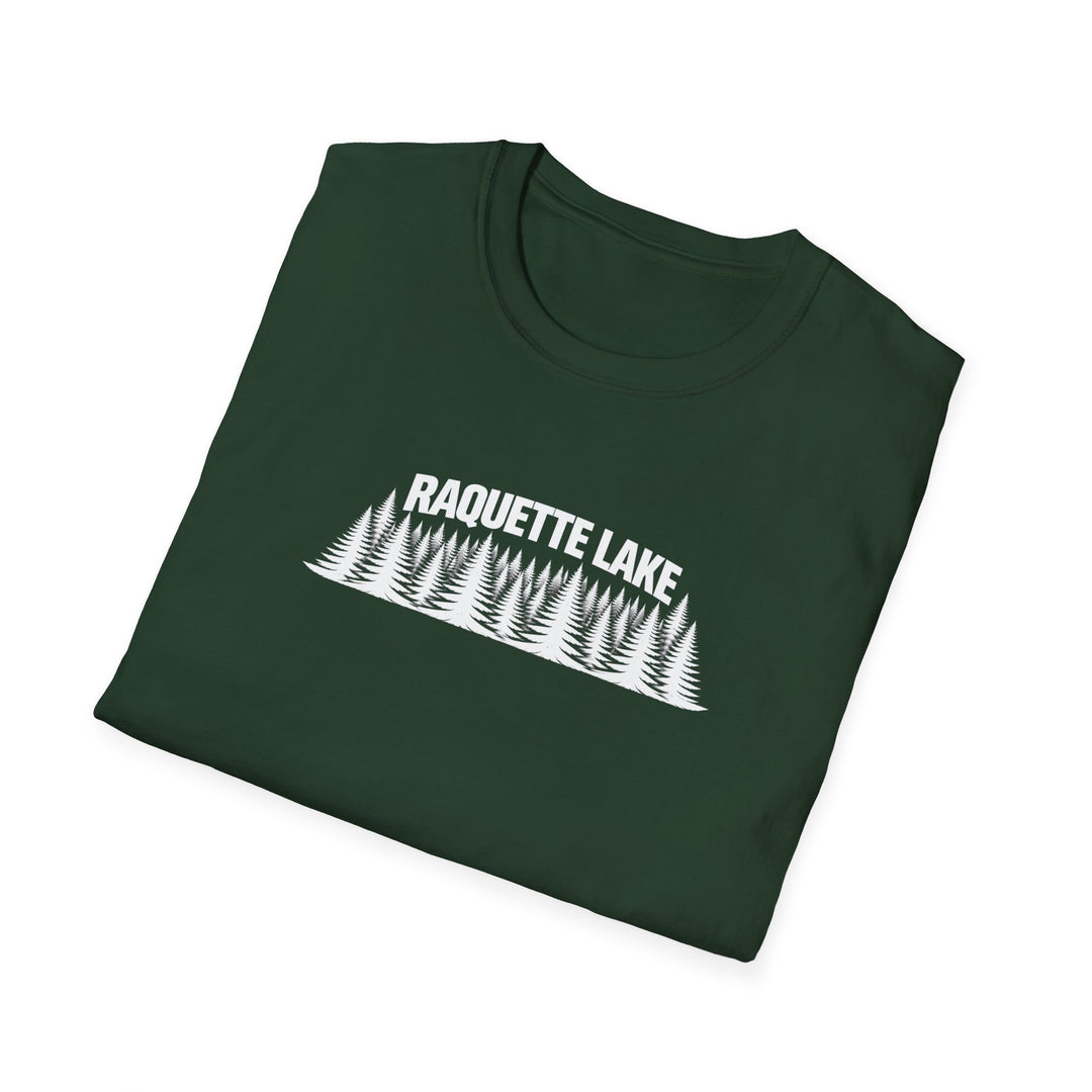 Raquette Lake Unisex T-Shirt - Trees