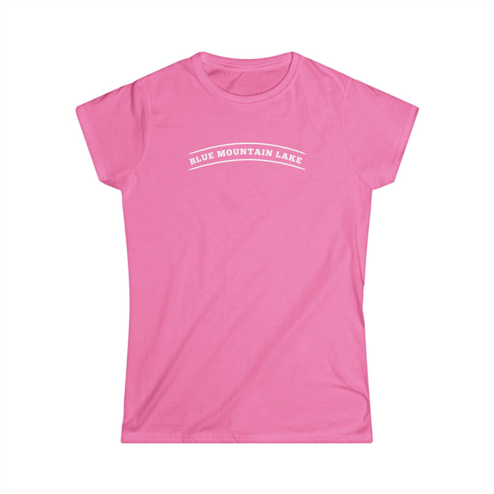 Blue Mountain Lake My Happy Place Ladies Tee