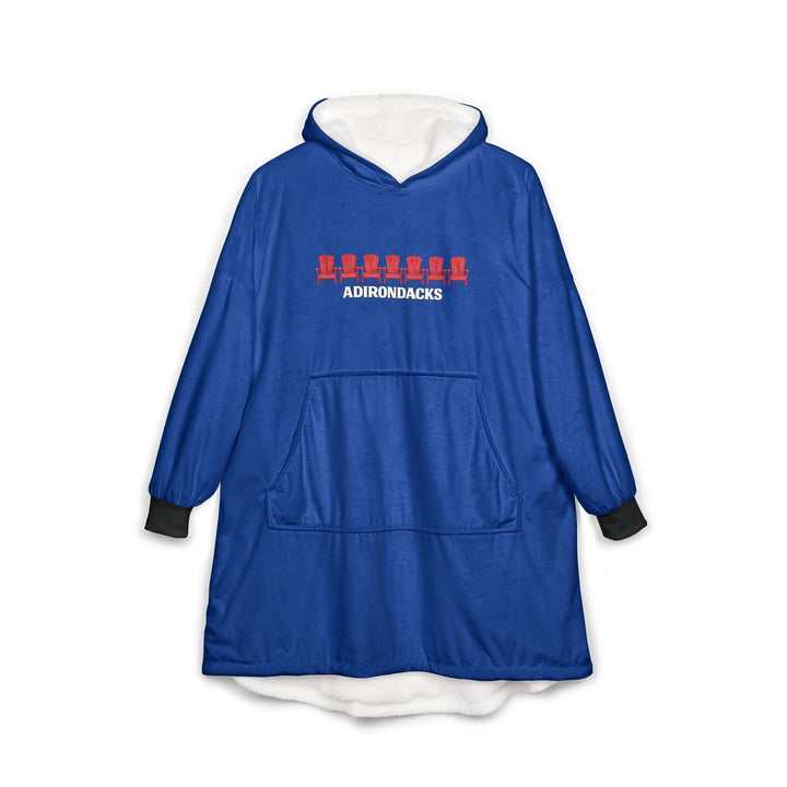 Adirondack Chairs Hooded Blanket