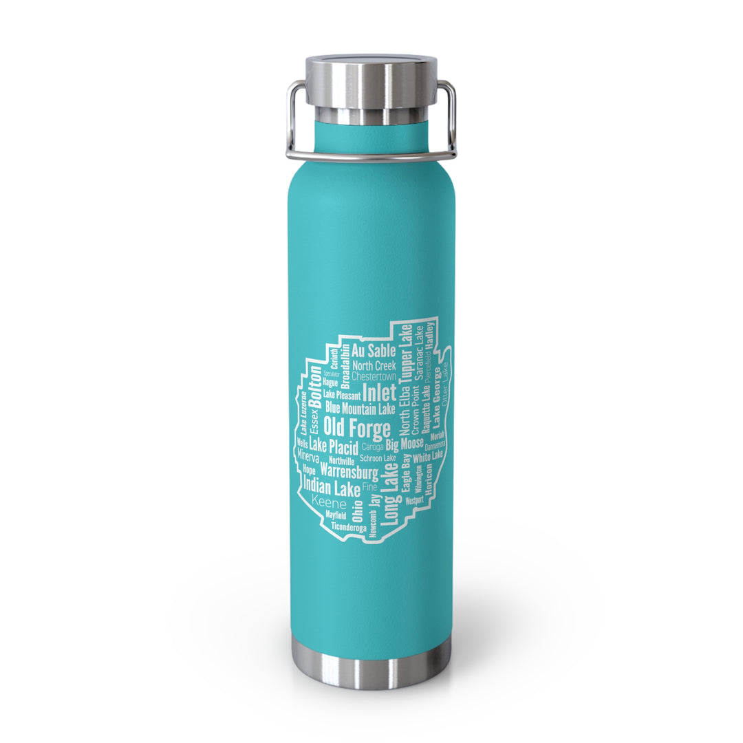 Adirondack Towns Copper-Lined Water Bottle