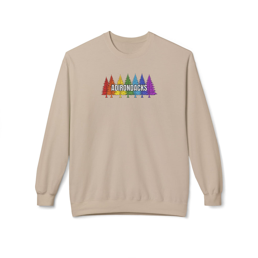 Adirondack  Rainbow Trees Sweatshirt