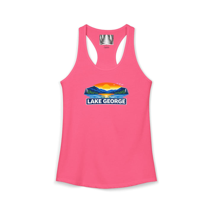 Lake George Sunset Racerback Tank