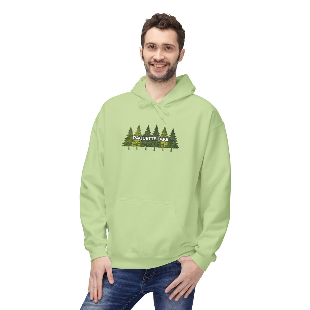 Raquette Lake Hoodie - Pine Trees