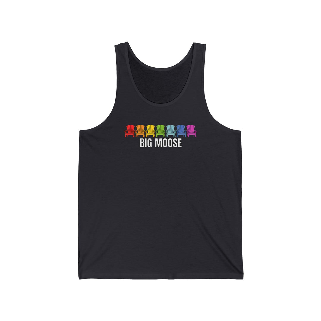 Big Moose Rainbow Chairs Unisex Tank