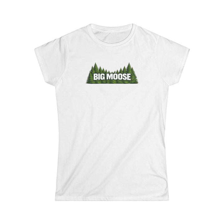 Big Moose Trees Ladies Tee