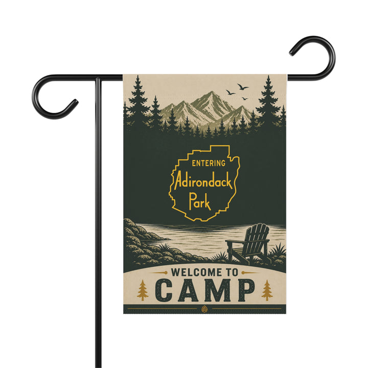 Welcome To Camp - Entering Adirondack Park Flag