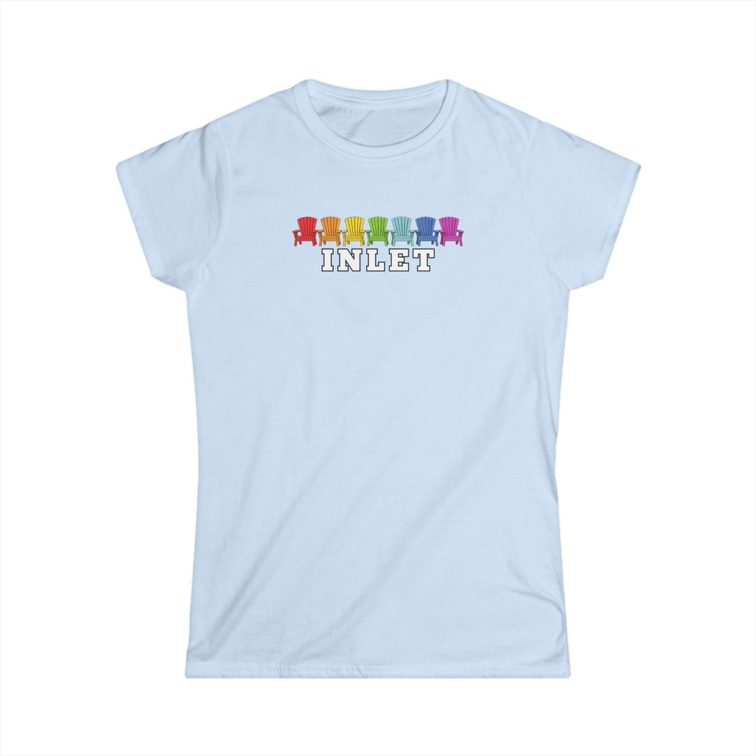Inlet Ladies Tee - Rainbow Chairs