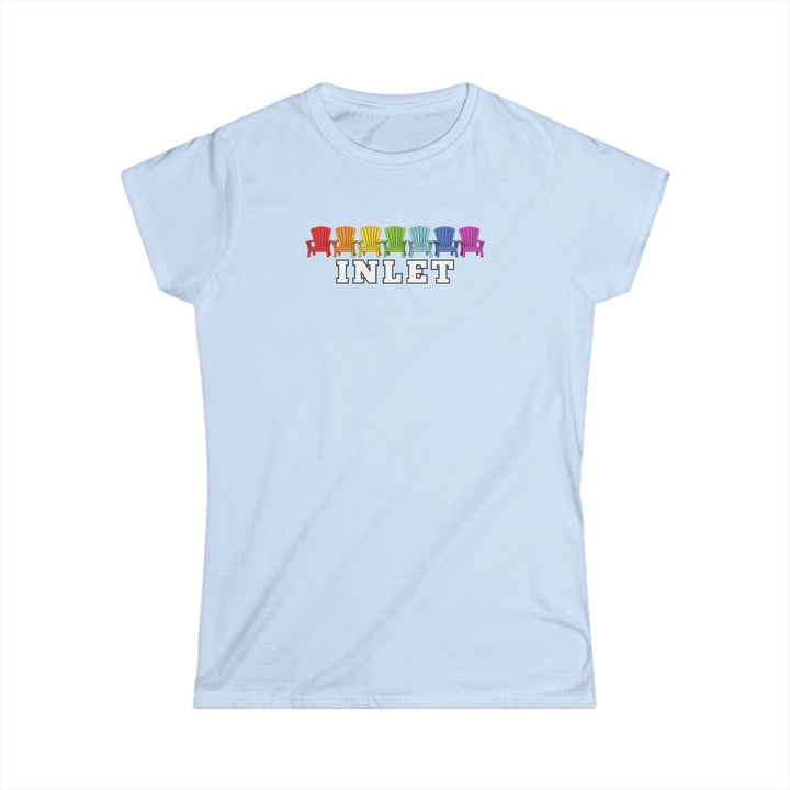Inlet Ladies Tee - Rainbow Chairs