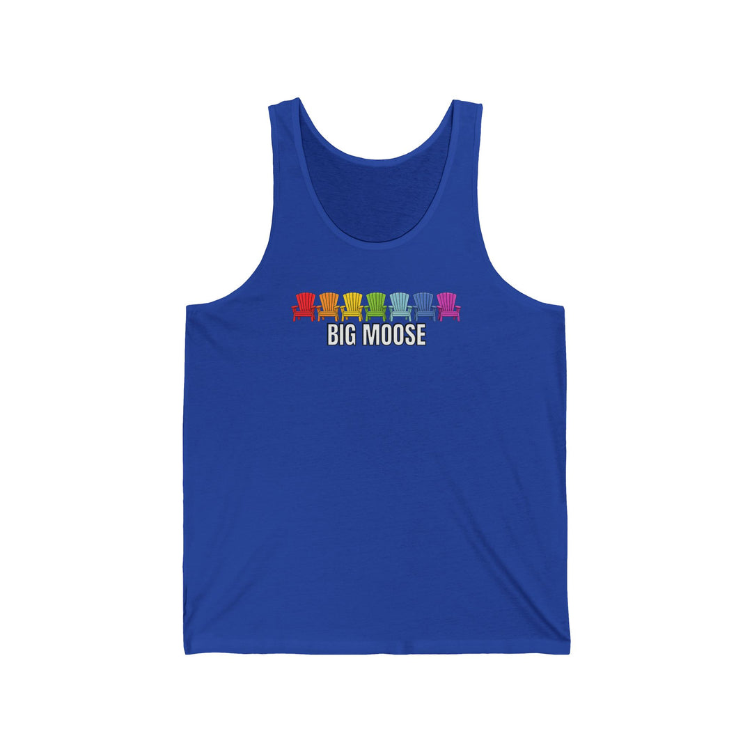 Big Moose Rainbow Chairs Unisex Tank