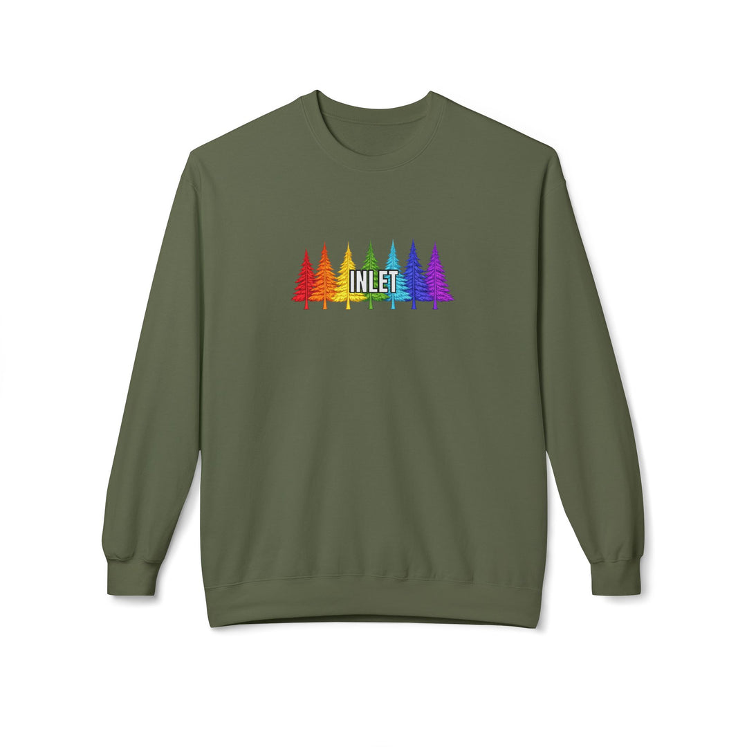 Inlet Sweatshirt - Rainbow Trees
