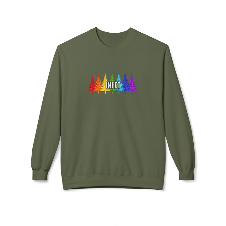 Inlet Sweatshirt - Rainbow Trees