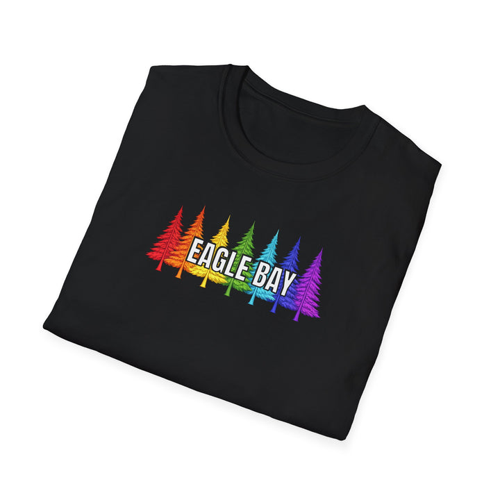 Eagle Bay Unisex T-Shirt - Rainbow Trees