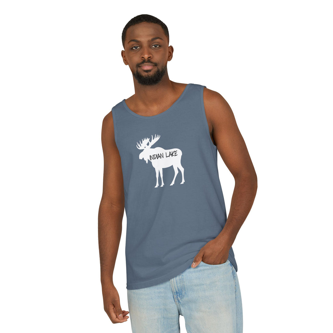 Indian Lake Unisex Tank - Moose