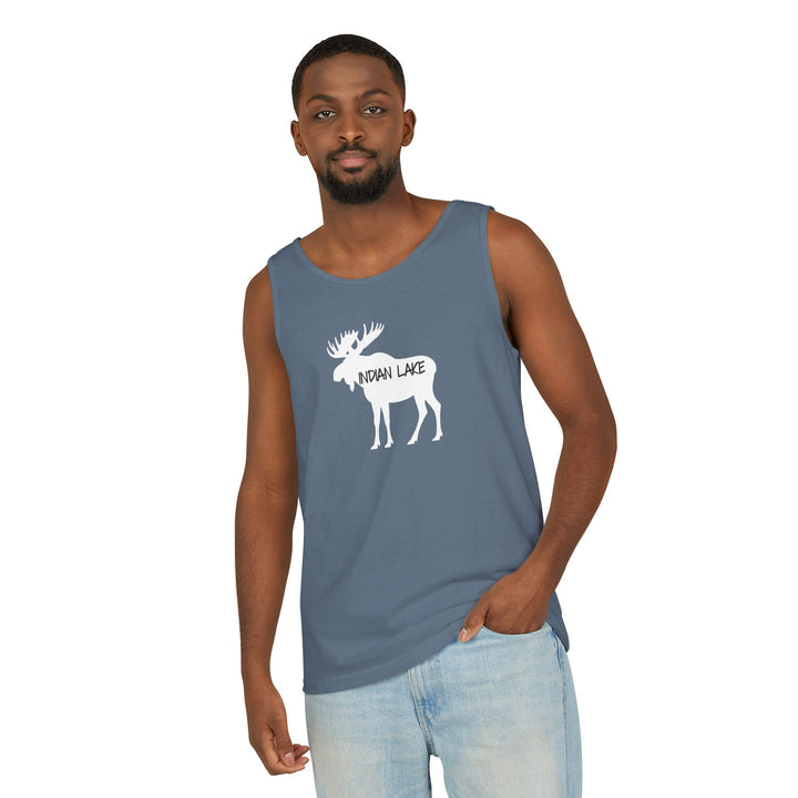 Indian Lake Unisex Tank - Moose