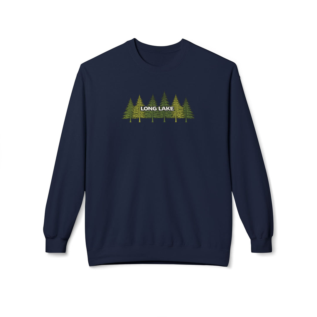 Long Lake Pine Trees Sweatshirt
