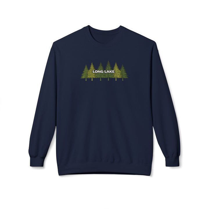 Long Lake Pine Trees Sweatshirt