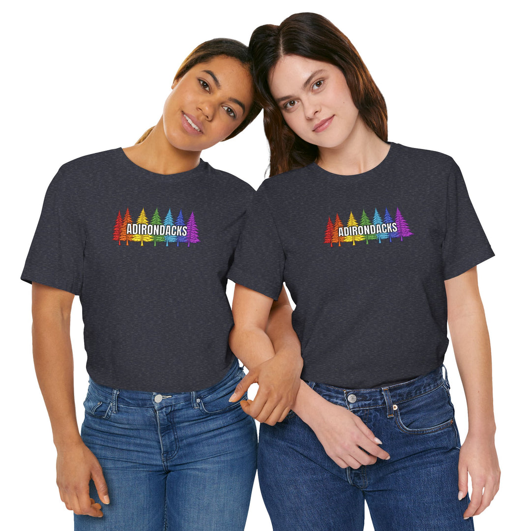 Adirondacks Rainbow Trees Unisex T-Shirt