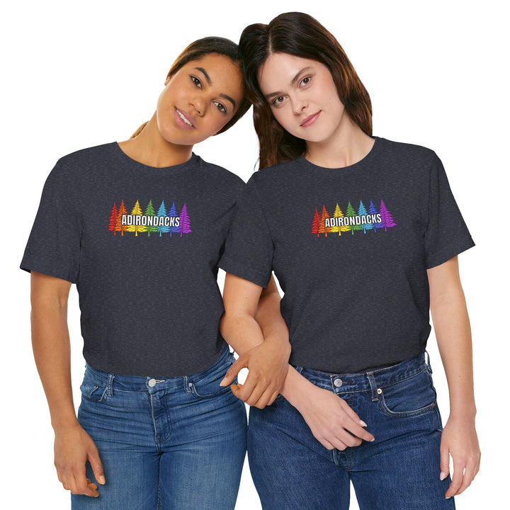 Adirondacks Rainbow Trees Unisex T-Shirt