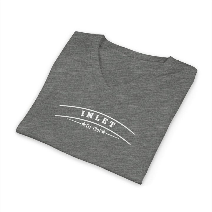 Inlet Unisex V-Neck T-Shirt - My Happy Place