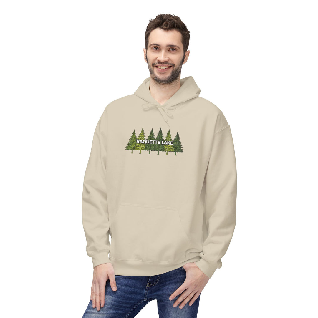 Raquette Lake Hoodie - Pine Trees