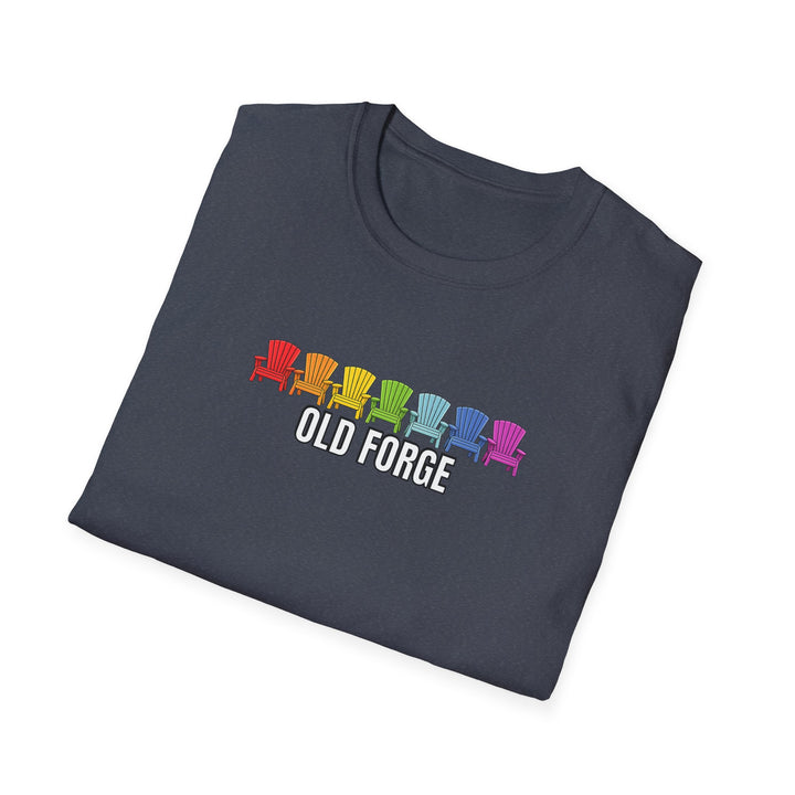 Old Forge Rainbow Chairs Unisex T-Shirt