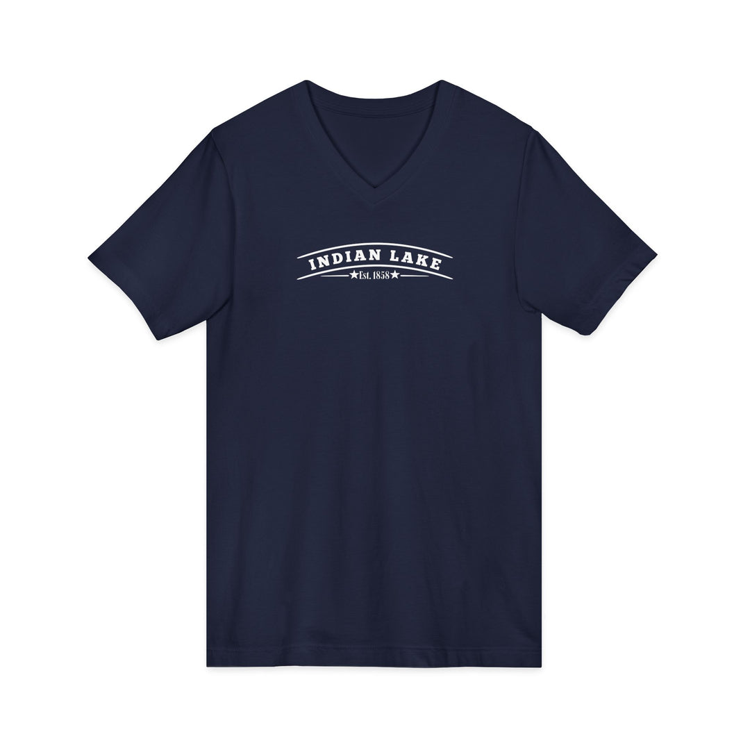 Indian Lake Unisex V-Neck T-Shirt - My Happy Place