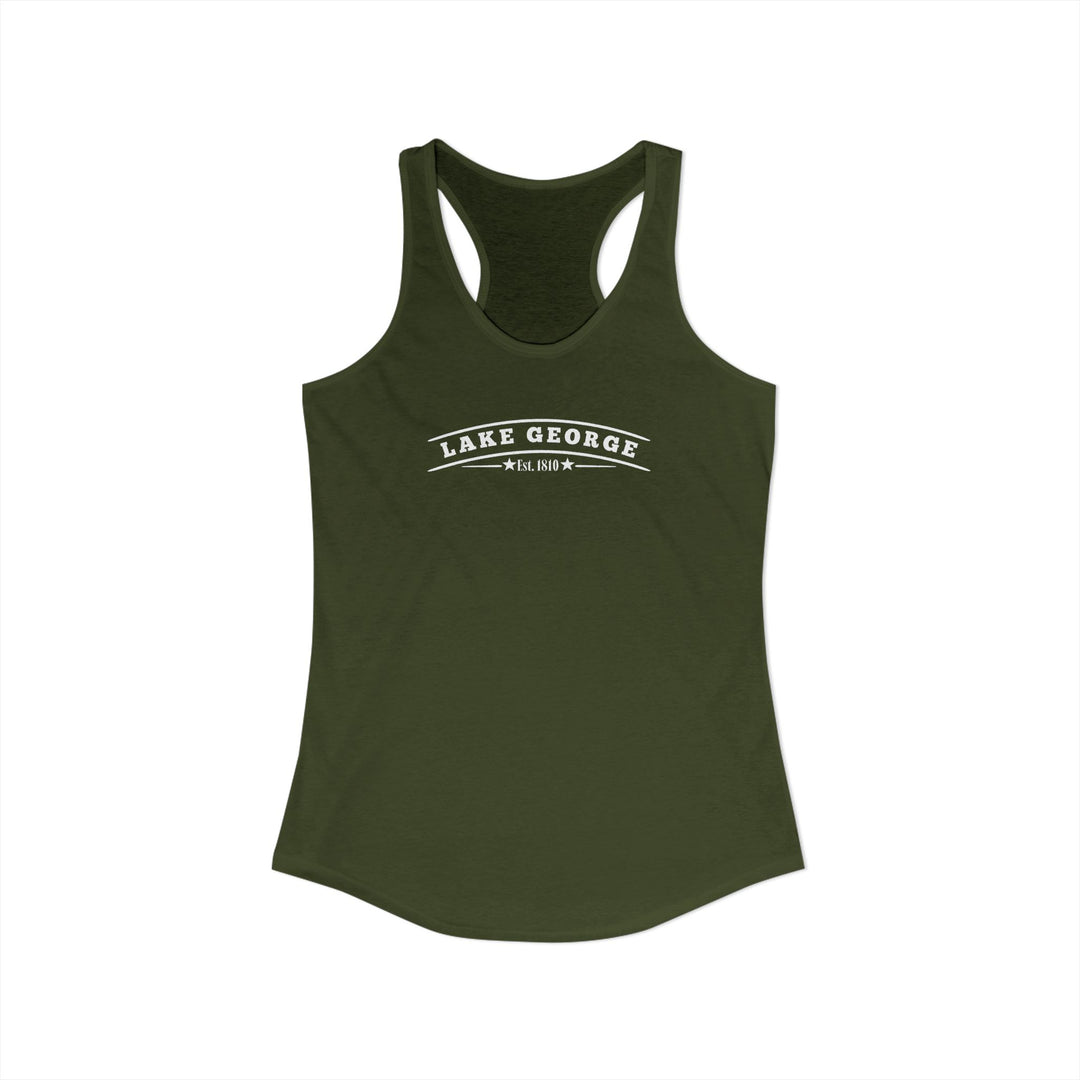 Lake George Est 1810 Racerback Tank