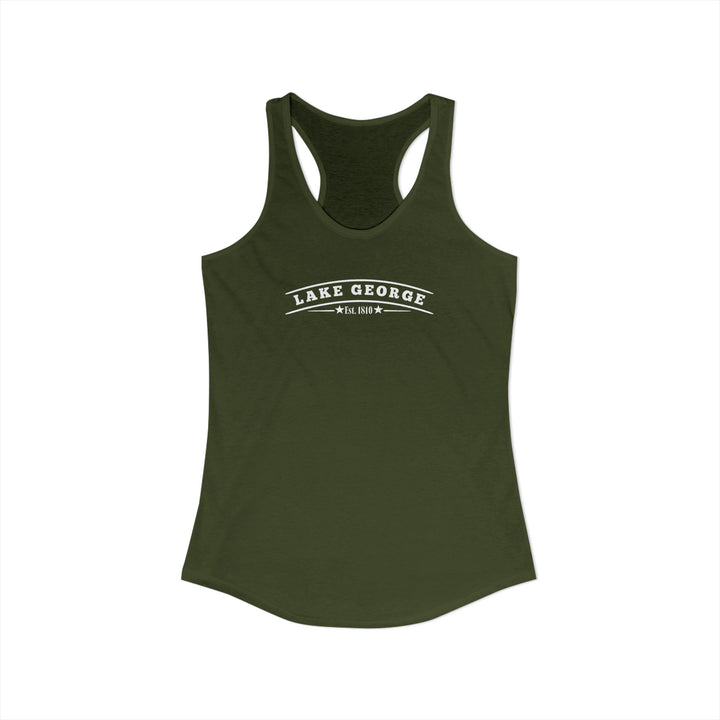 Lake George Est 1810 Racerback Tank