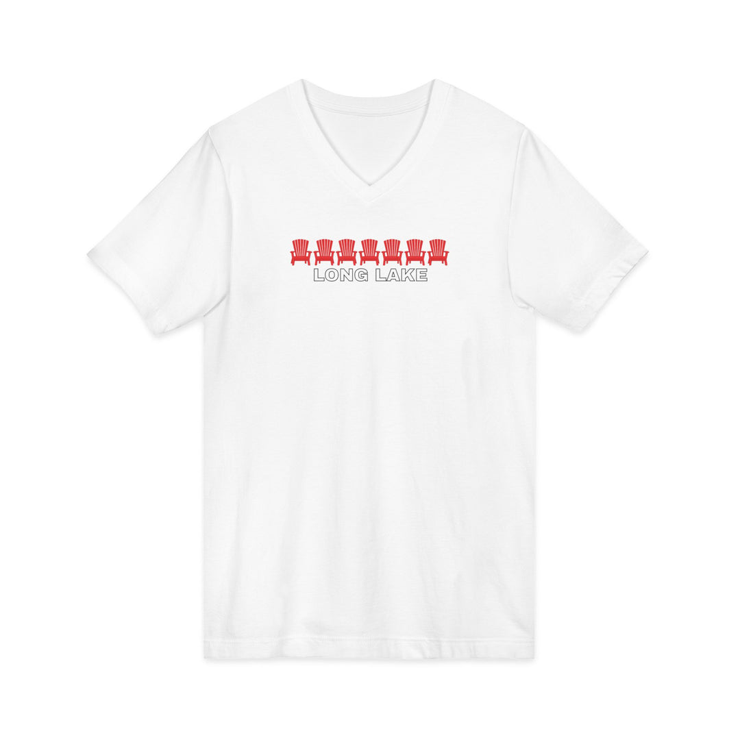 Long Lake ADK Chairs Unisex V-Neck T-Shirt