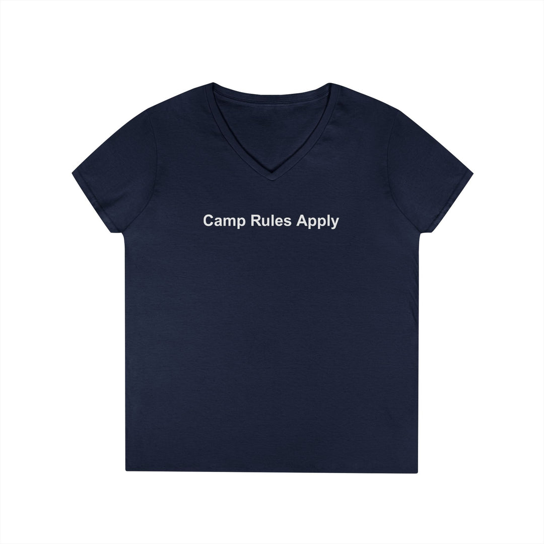 Camp Rules Apply Ladies V-Neck