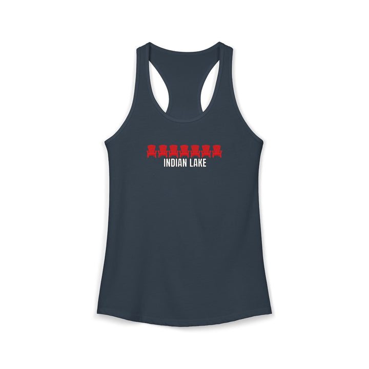 Indian Lake Ladies Racerback - ADK Chairs