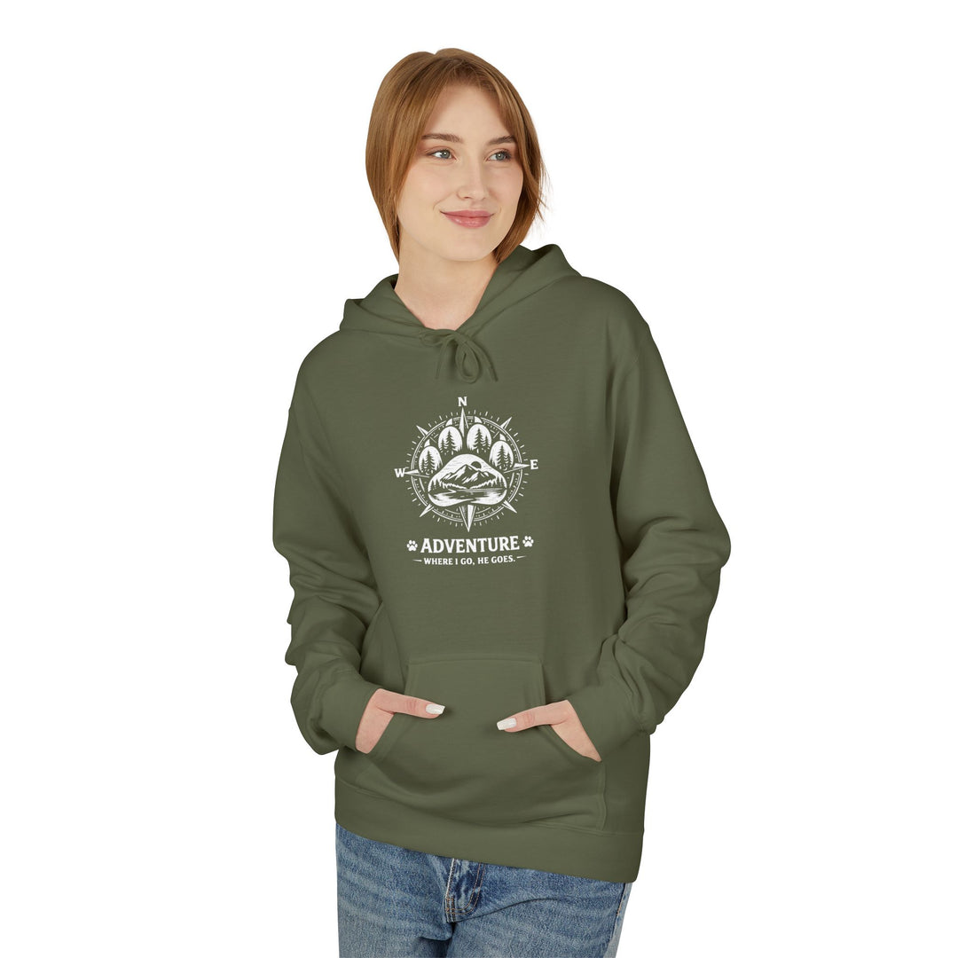 Where I Go, He Goes Hoodie