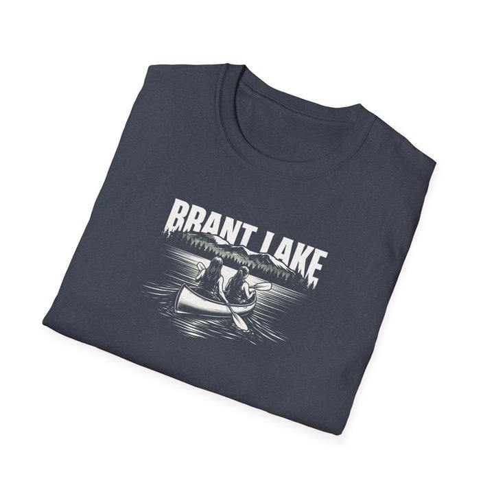 Brant Lake Unisex T-Shirt - Canoe