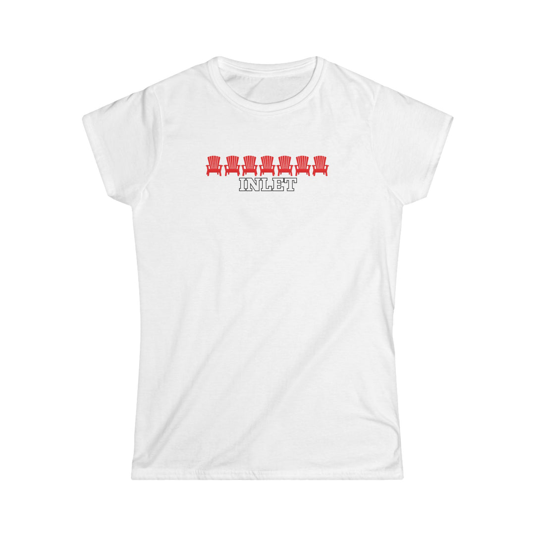 Inlet Ladies Tee - Red Chairs