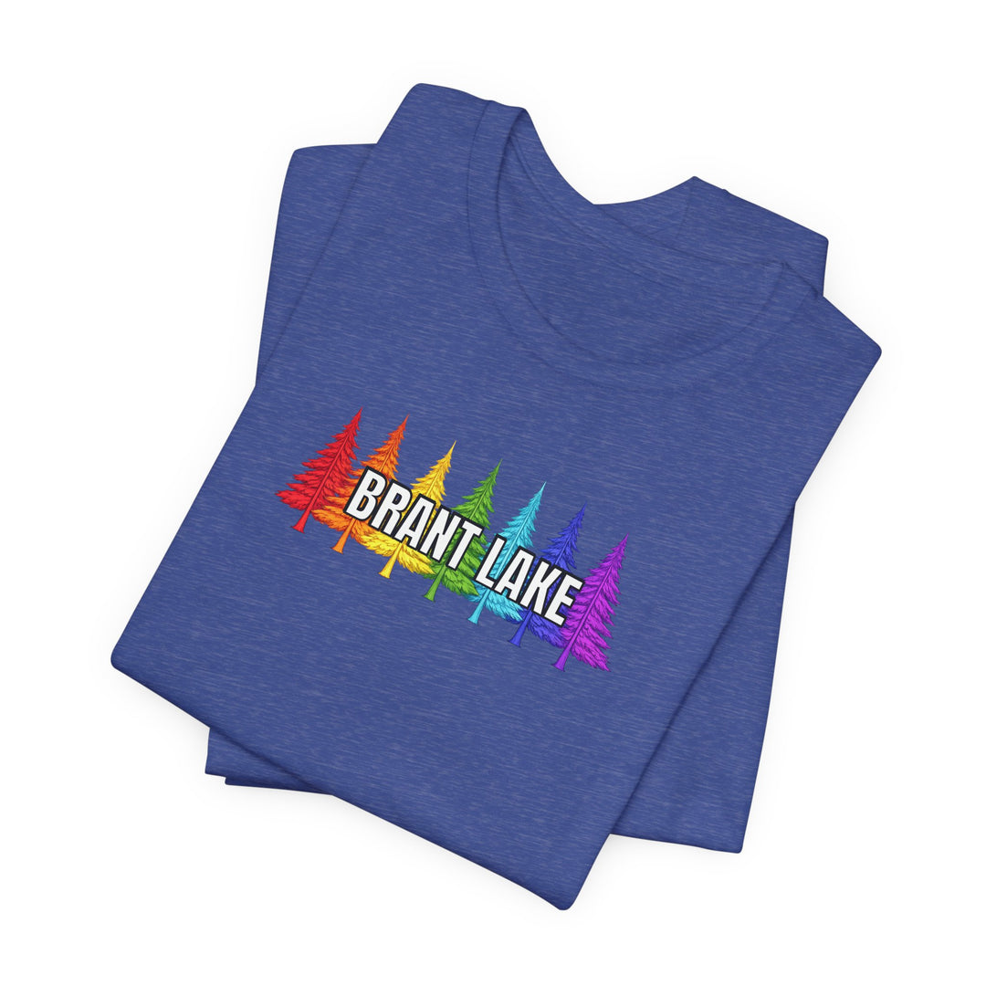 Brant Lake Rainbow Trees Tee