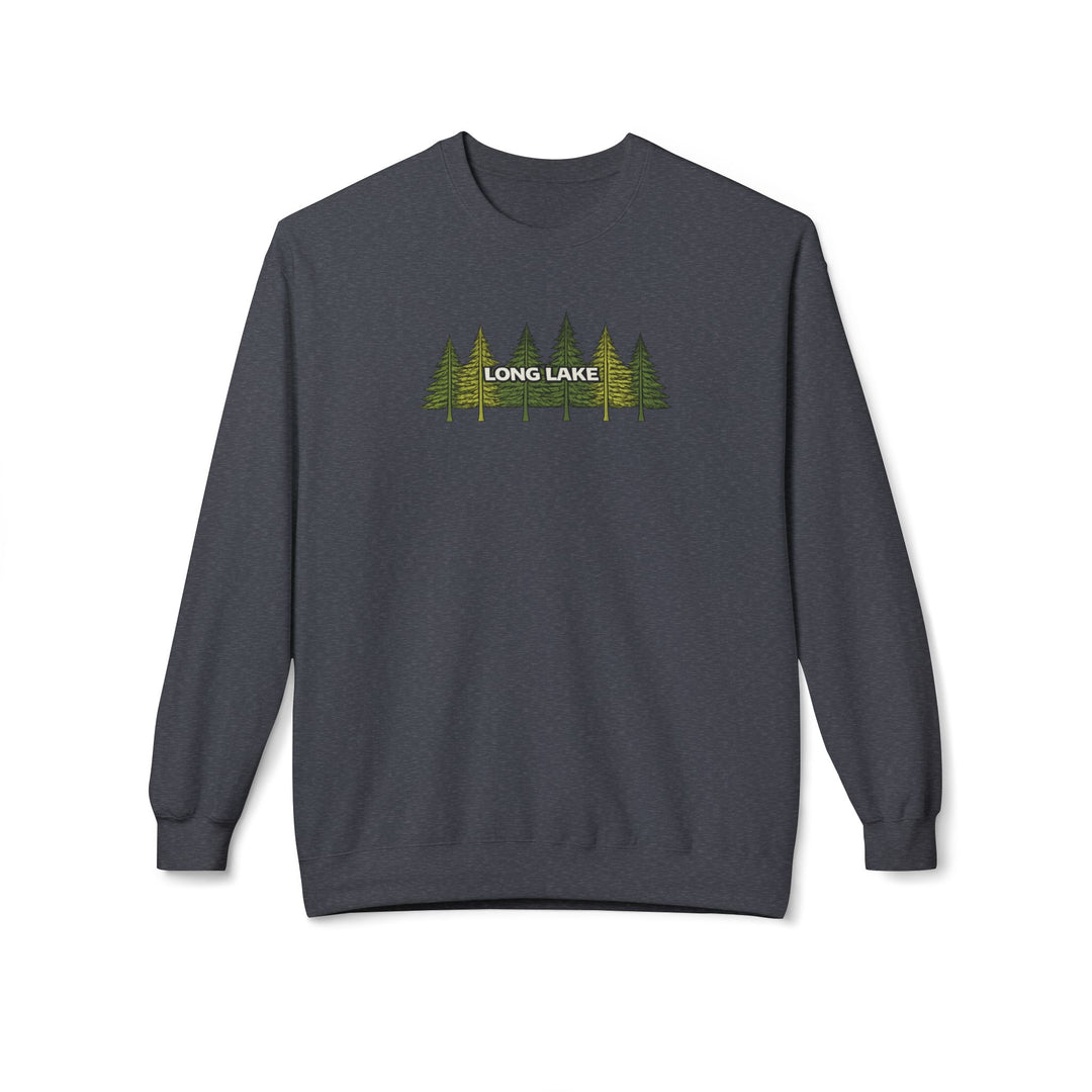 Long Lake Pine Trees Sweatshirt