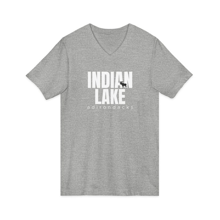 Indian Lake Adirondacks Unisex V-Neck T-Shirt
