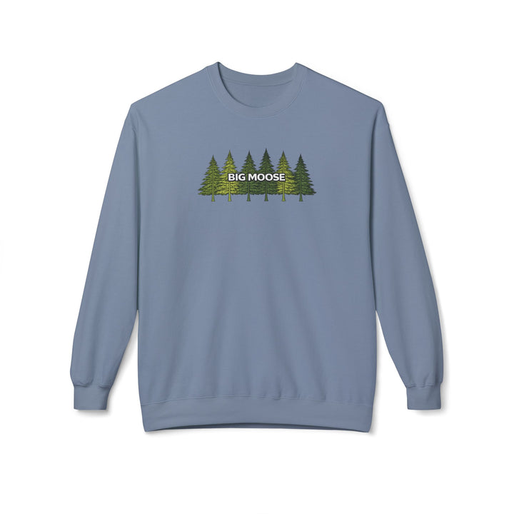 Big Moose Pine Trees Sweatshirts