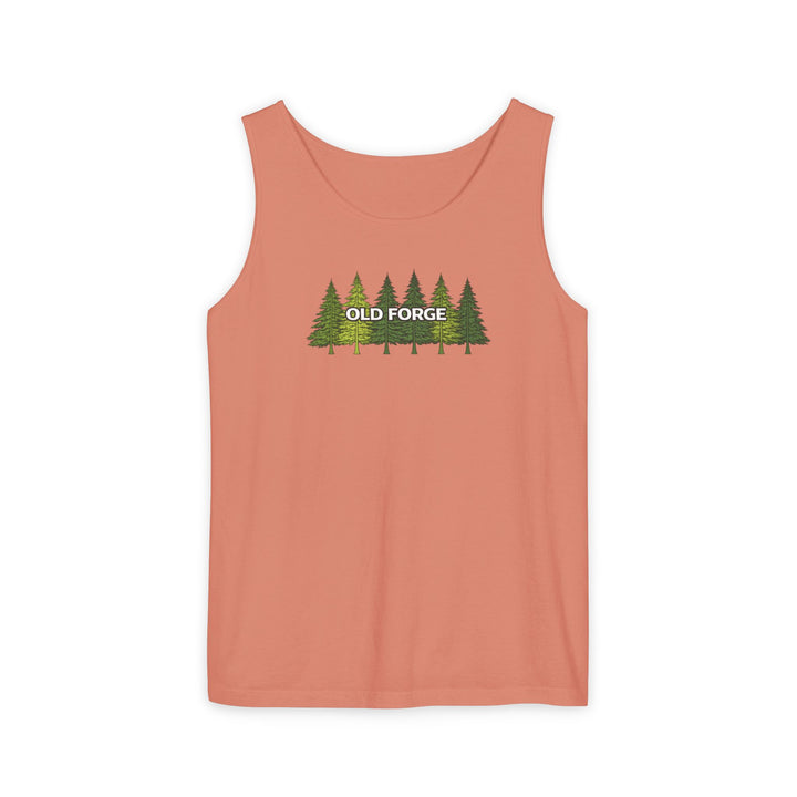 Old Forge Pine Trees Unisex Tank