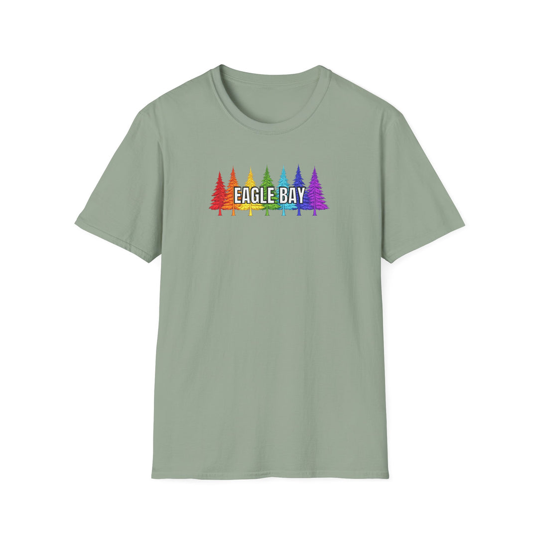 Eagle Bay Unisex T-Shirt - Rainbow Trees